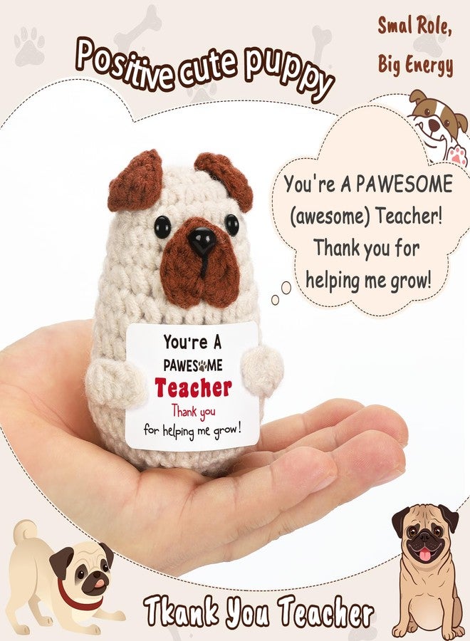 Lodeskee Teacher Appreciation Week Teacher's Day gifts, Thank You Teachers Gifts for Mentor, Thank You for Helping Me Grow Handmade Crochet Graduation Last Day of School Back to School Presents for Tutor - Image 2